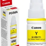 Canon GI-490 Γνήσιο Μελάνι Εκτυπωτή InkJet Κίτρινο (0666C001)