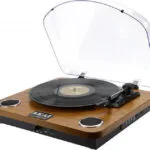 Akai ATT-11BT ATT-11BTN Πικάπ με Προενίσχυση και Ενσωματωμένα Ηχεία Καφέ