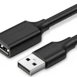 Ugreen USB 2.0 Cable USB-A male - USB-A female Μαύρο 2m 10316