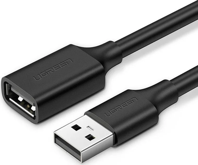 Ugreen USB 2.0 Cable USB-A male - USB-A female Μαύρο 2m 10316 - Image 1