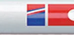 Edding 751 Ανεξίτηλος Μαρκαδόρος Λευκός 2mm 4-751049