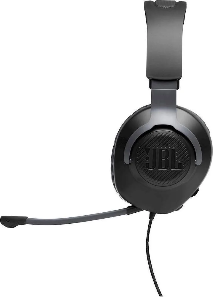 20200521121733_jbl_quantum_100_black JBL Quantum 100 Over Ear Gaming Headset με σύνδεση 3.5mm - Image 1