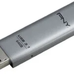 PNY Elite Steel 64GB USB 3.1 Stick Ασημί