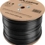 Lanberg F/FTP Cat.5e Καλώδιο Δικτύου Ethernet χωρίς ακροδέκτες 305m Μαύρο 1τμχ LCF5-21CU-0305-BK