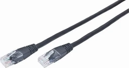 Cablexpert U/UTP Cat.5e Καλώδιο Δικτύου Ethernet 3m Μαύρο 1τμχ PP12-3M/BK - Image 1