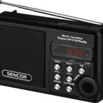 Sencor SRD-215 Ραδιοφωνάκι Επαναφορτιζόμενο με USB Μαύρο