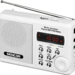 Sencor SRD-215 Ραδιοφωνάκι Επαναφορτιζόμενο με USB Λευκό