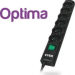 Ever Optima Πολύπριζο 6 Θέσεων με Διακόπτη και Καλώδιο 1.5m T/LZ08-OPT015/000