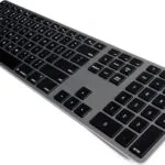 Matias Wireless Aluminum Keyboard Bluetooth Πληκτρολόγιο Αγγλικό UK Συμβατό με Mac Γκρι