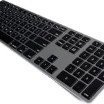 Matias Backlit Wireless Aluminum Keyboard Bluetooth Πληκτρολόγιο Αγγλικό UK Συμβατό με Mac Γκρι