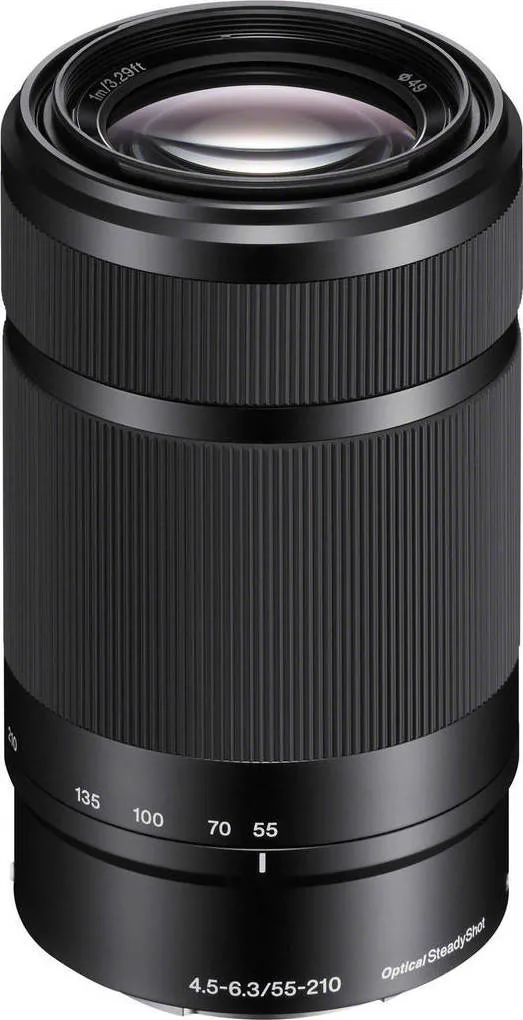 Sony Crop Φωτογραφικός Φακός 55-210mm f/4.5-6.3 Telephoto Tele Zoom για Sony E Mount Μαύρος - Image 1