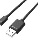 Unitek Regular USB 2.0 to micro USB Cable Μαύρο 2m (Y-C455GBK)