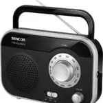 Sencor SRD 210 Retro Φορητό Ραδιόφωνο Ρεύματος Μαύρο