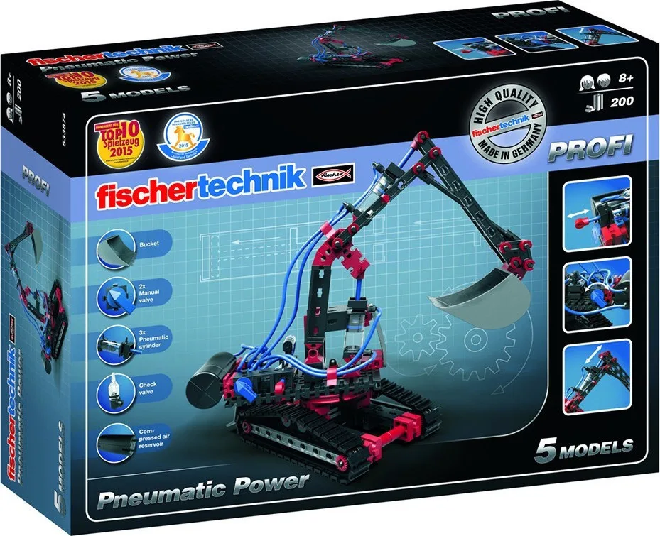 20200708164955_fischer_technik_pneumatic_power Fischer Technik Παιχνίδι Κατασκευών Πλαστικό Pneumatic Power για Παιδιά 8+ Ετών 533874 - Image 1