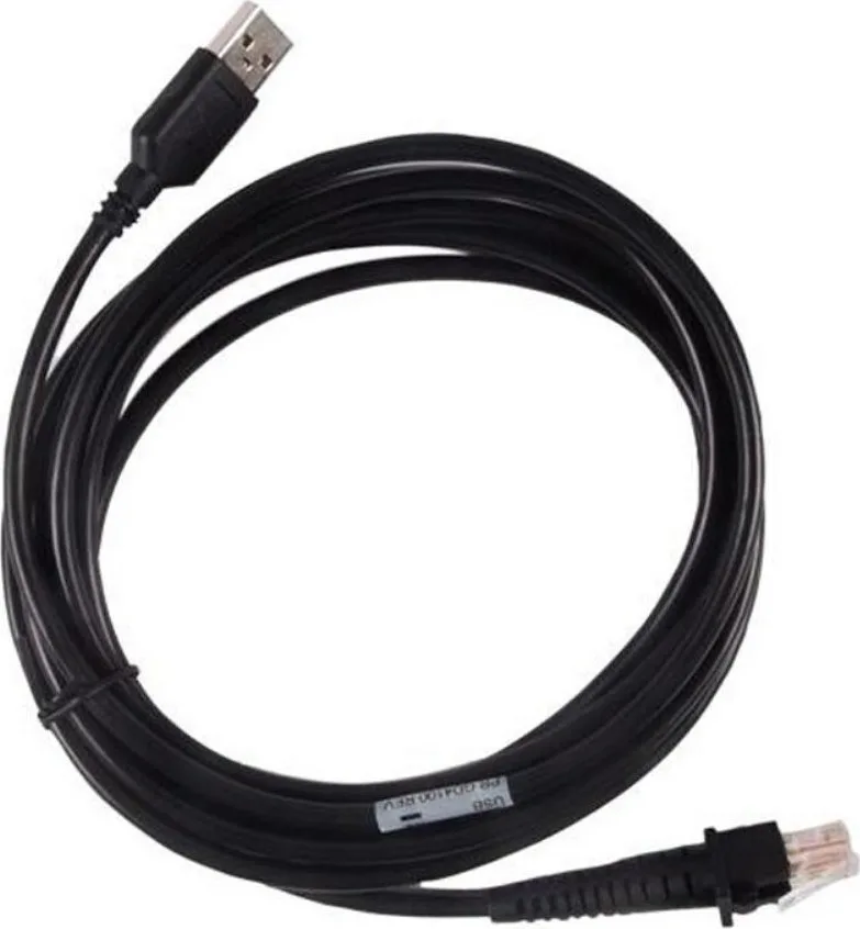 20200716152810_datalogic_usb_2_0_cable_usb_a_male_rj45_gri_2m_90a052065 Datalogic USB 2.0 Cable USB-A male - RJ45 Γκρι 2m (90A052065) - Image 1
