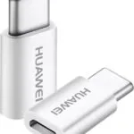 Huawei AP52 Μετατροπέας USB-C male σε micro USB female Λευκό 1τμχ