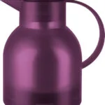 Emsa Samba Vacuum Jug Quick Press Κανάτα Θερμός Πλαστικό 1lt Μωβ