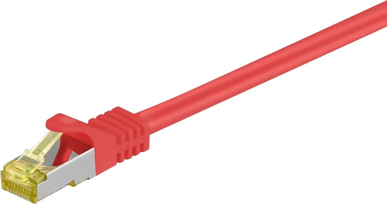 Goobay S/FTP Cat.7 Καλώδιο Δικτύου Ethernet 1.5m Κόκκινο 1τμχ 91598 - Image 1