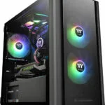 Thermaltake V150 Tempered Glass Micro Chassis Gaming Micro Tower Κουτί Υπολογιστή με Πλαϊνό Παράθυρο Μαύρο