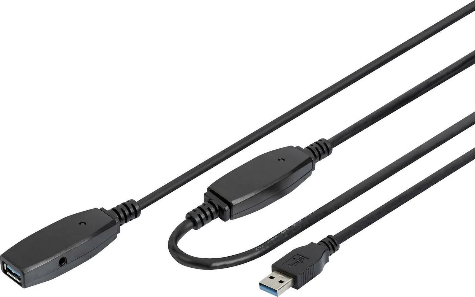 Digitus USB 3.0 Cable USB-A male - USB-A female Μαύρο 20m DA-73107 - Image 1