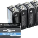 Ansmann Industrial Μπαταρίες Λιθίου 9V Για Ανιχνευτές Καπνού & Συστήματα Ασφαλείας 5τμχ