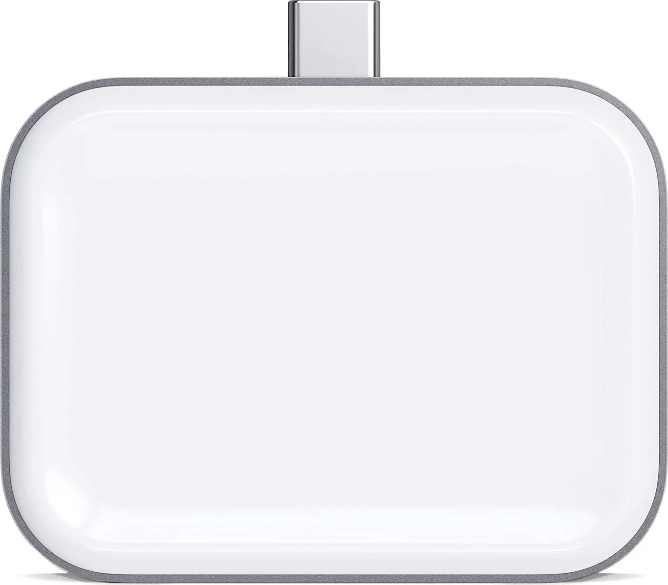 20200821123813_satechi_usb_c_wireless_charging_dock_space_grey_apple_airpods Satechi USB-C Wireless Charging Dock Βάση Φόρτισης σε Γκρι χρώμα για Apple AirPods - Image 1