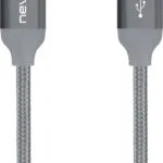 Nevox Braided USB 2.0 Cable USB-C male - USB-C 100W Γκρι 2m (1654)