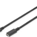 Digitus USB 2.0 Cable USB-C male - USB-C 100W Μαύρο 1.5m (AK-300210-015-S)