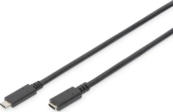 Digitus USB 2.0 Cable USB-C male - USB-C 100W Μαύρο 1.5m (AK-300210-015-S) - Image 1