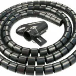 Lindy Σπιράλ Καλωδίων 25mm 5m Μαύρο 1τμχ