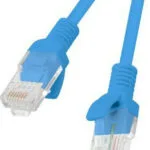 Lanberg U/UTP Cat.5e Καλώδιο Δικτύου Ethernet 0.25m Μπλε 1τμχ PCU5-20CC-0025-B