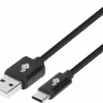 Tb Energy Braided USB 2.0 Cable USB-C male - USB-A Μαύρο 1.5m (AKTBXKUCSBA150B)