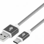Tb Energy Braided USB 2.0 Cable USB-C male - USB-A male Γκρι 1.5m (AKTBXKUCSBA150S)