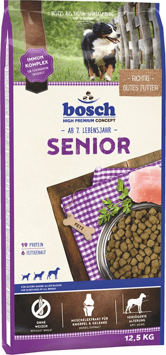20200909101944_bosch_petfood_concepts_senior_12_5kg Bosch Petfood Concepts Senior 12.5kg Ξηρά Τροφή χωρίς Σιτηρά για Ηλικιωμένους Σκύλους με Κοτόπουλο - Image 1