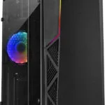 Inter-Tech B-02 RGB Gaming Midi Tower Κουτί Υπολογιστή με Πλαϊνό Παράθυρο Μαύρο