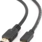 Cablexpert HDMI 1.4 Cable HDMI male - mini HDMI male 1.8m Μαύρο CC-HDMI4C-6