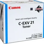 Canon C-EXV21 Γνήσιο Toner Laser Εκτυπωτή Κυανό 14000 Σελίδων (0453B002)