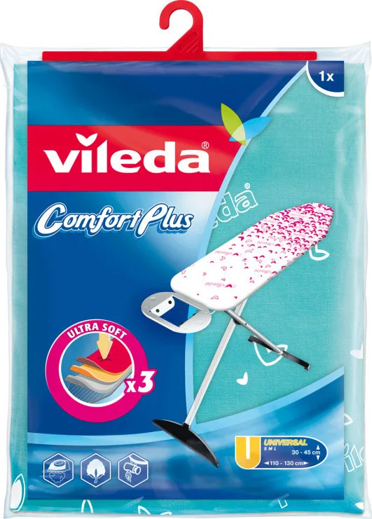 20200922094835_vileda_sideropano_comfort_plus_130x40cm Vileda Comfort Plus Σιδερόπανο Μπλε 130x40cm 163255 - Image 1