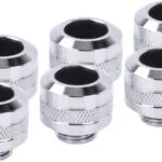 Alphacool Eiszapfen PRO 13mm HardTube fitting G1/4 Fittings Ασημί