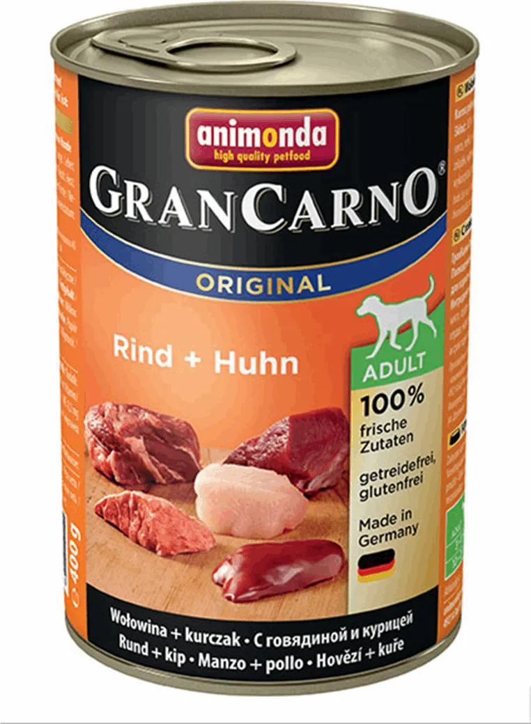20200928143508_animonda_original_adult_vodino_kotopoulo_400gr Animonda Original Υγρή Τροφή Σκύλων σε Κονσέρβα με Βοδινό και Κοτόπουλο χωρίς Σιτηρά & Γλουτένη 400gr 82732 - Image 1