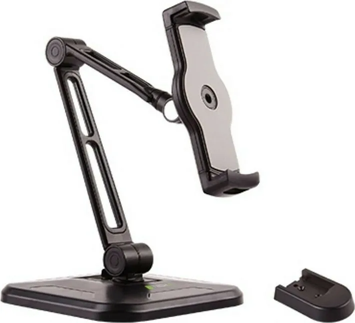 20200929165341_techly_desk_and_wall_extensible_support_for_tablet_and_ipad_4_7_12_9_mayro Techly Desk and Wall Extensible Support for Tablet and iPad 4.7"-12.9" Βάση Tablet με Βραχίονα έως 12.9" σε Μαύρο χρώμα - Image 1
