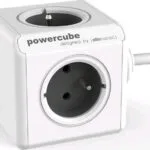 Allocacoc Extended PowerCube 4 Θέσεων με 2 USB-A και Καλώδιο 1.5m Γκρι Γαλλίας (Type E) 2402GY/FREUPC