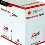 Techly U/UTP Cat.6 Καλώδιο Δικτύου Ethernet χωρίς ακροδέκτες 305m Γκρι 1τμχ ITP6-CCA-305-GY