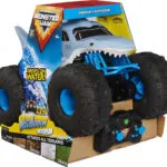 Spin Master Monster Jam Megalodon Storm Τηλεκατευθυνόμενο Αυτοκίνητο Monster Truck Γκρι 6056227