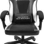 Fury Avenger M+ Καρέκλα Gaming Δερματίνης Μαύρο/Λευκό