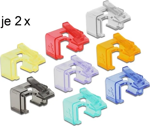 20201012161522_delock_rj45_repair_clip_16tmch DeLock RJ45 Clip 10τμχ 86420 - Image 1