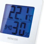 Sencor SWS 1500 WH Θερμόμετρo & Υγρασιόμετρo Επιτραπέζιο για Χρήση σε Εσωτερικό Χώρο