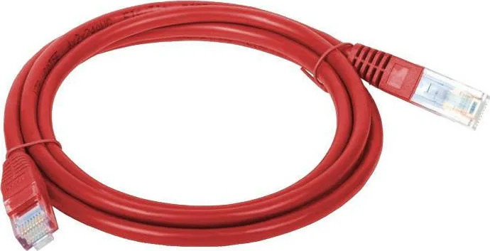 A-LAN U/UTP Cat.5e Καλώδιο Δικτύου Ethernet 1m Κόκκινο 1τμχ KKU5CZE1 - Image 1