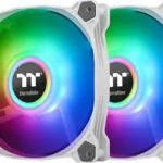 Thermaltake Pure Duo 12 Case Fan 120mm με ARGB Φωτισμό και Σύνδεση 4-Pin PWM 2τμχ Λευκό