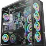 Thermaltake Core P8 TG Gaming Full Tower Κουτί Υπολογιστή με Πλαϊνό Παράθυρο Μαύρο